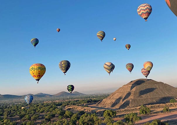 Teotihuacan Hot Air Balloon Ride Horz
